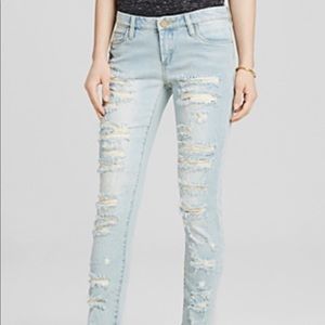 Blank NYC Shredded Skinny Jean in Dreamathon- 25